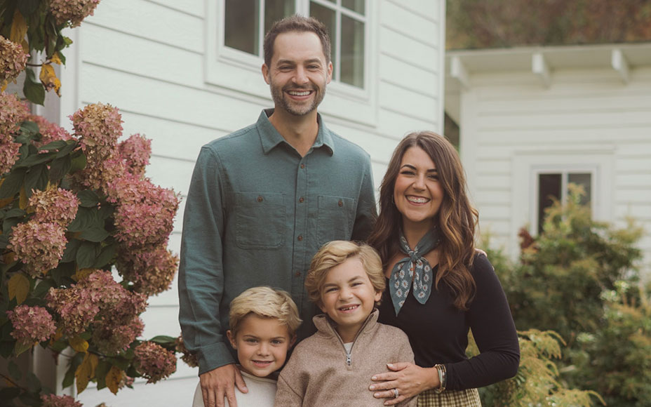 Thomas and Laura Griffin with their family