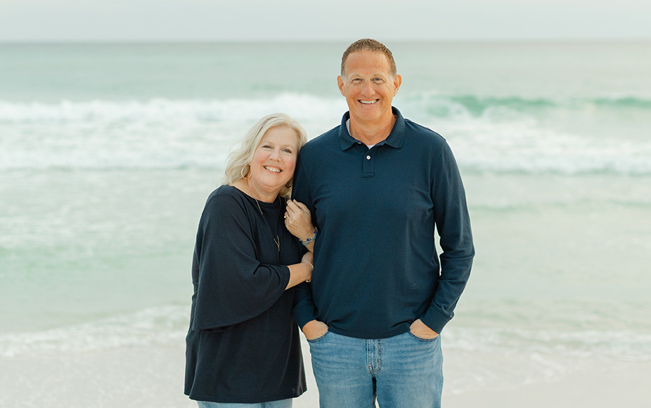 Brian and Cheryl Lowe with their family